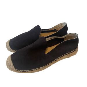 bettye muller Dark Blue Leather Espadrilles in Ladies Size 37(6.5)